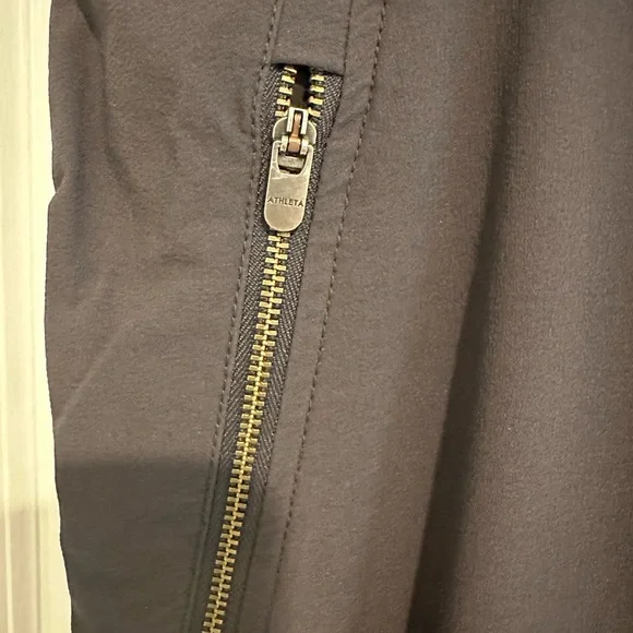Athleta Plum Pants with Zipper Pockets & Zipper ankles. - Picture 3 of 6